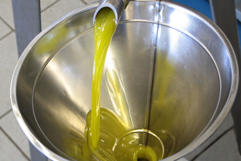 olio nuovo appena prodotto